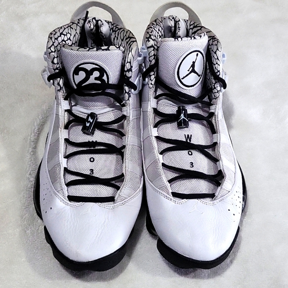 Air Jordan 6 Rings Black and White "Motorsport"